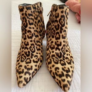 Sam Edelman Calf Hair Kitten Booties - Size 7.5 - GREAT Condition!
